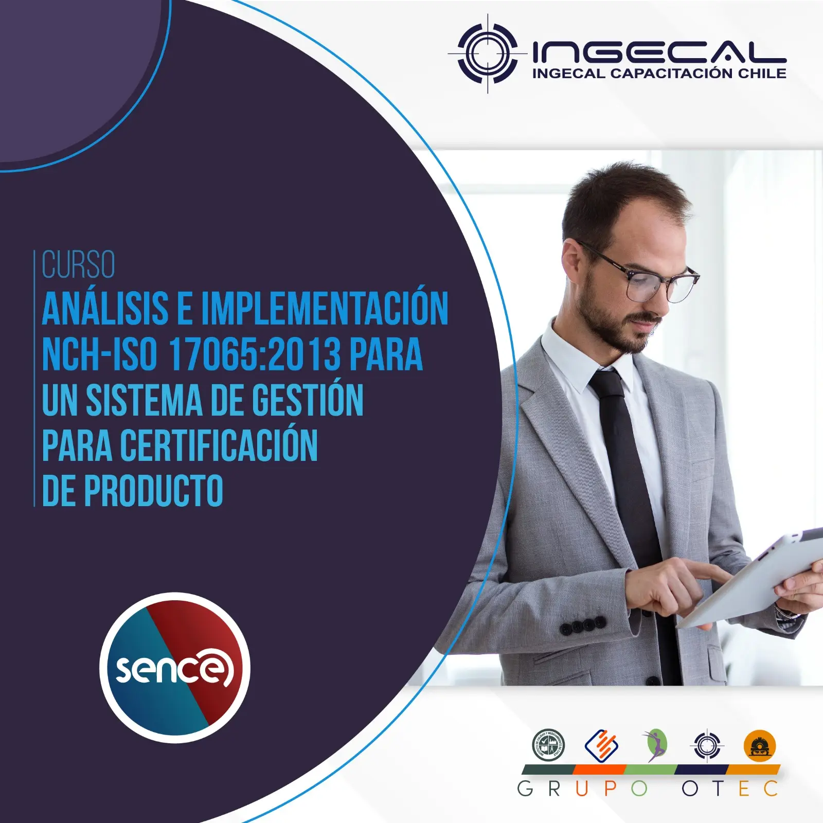 Curso Análisis e Implementación NCh ISO 17065 2013 para un SG para certificación de productos